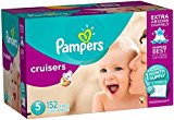 Pampers Cruisers Disposable Diapers Size 5, 152 Count (One Month Supply)