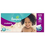 Pampers Cruisers Diapers Size 6, Economy Plus Pack, 104 Count